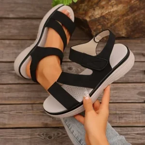 Platform Clogs Resistant Shock Absorption Soft EVA Midsole Outdoor Hiking Travel Thick Sole Women Sandals