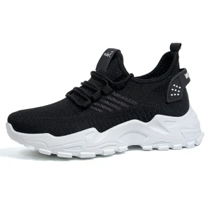 Platform Comfort Classic Women’s Shoes Lightweight Breathable Fabric Sneakers with Cushioning for Outdoor Leisure & Travel