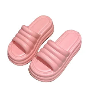 Platform Slippers Summer New Casual Slippers Women’s Slip on Platform Beach Sandals