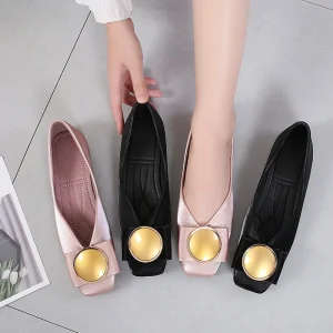 Plus Size 41-44 Comfortable Slip-On Shoes Women Dress Shoes