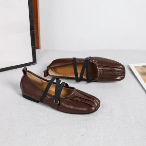 Plus Size 44 Spring Women’s Casual Shoes Maryjane Shoes for Ladies Flats