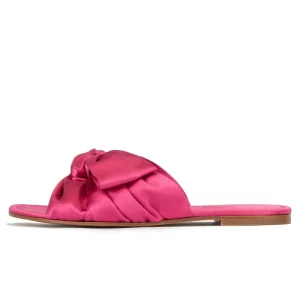 Plus Size Flats Sandals with Bow Knotted Ladies Slides Slippers Women Summer Flat Shoes
