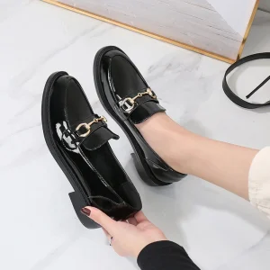 Plus Size Ladies Commuter Loafers Black