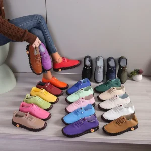 Plus Size Women’s Casual Shoes Soft Sole Lady’s Sneakers Light weight Flat Shoes