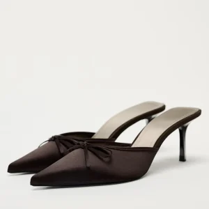Pointed-toe Women’s Sandals with a Sexy Design High Heels Suitable for Evening Parties and Stiletto Mules