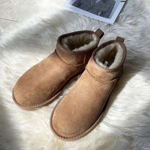 Premium UggS Fine Quality Classic Snow Boots Warm Cozy Ankle Boots Women’s Winter NonSlip Flat Toe Fur Boots
