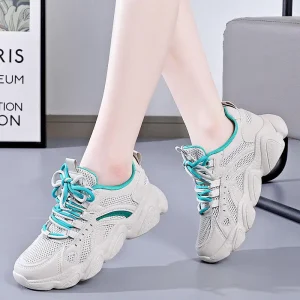 Premium Women’s Running & Casual Sports Shoes Breathable Tennis Shoes with EVA Midsole Rubber Outsole Mesh Upper