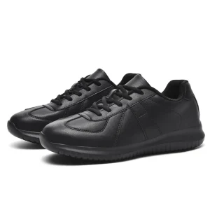 Professional Kitchen Work Shoes Men Women’s Flat Chef Design Waterproof Oil-Proof Four Seasons Height Loafers Mesh