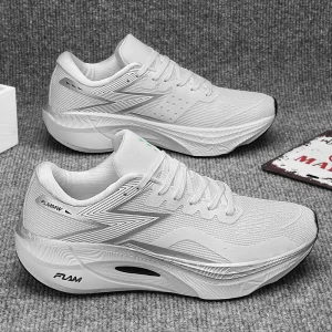 Professional Men’s Women’s Full Palm Carbon Plate Racing Sneakers for Summer Marathon Training Shock Absorption Jogging Sports