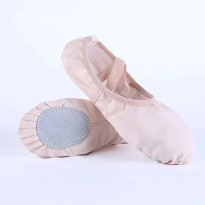 Professional PU Leather Women’s Foldable Ballet Style Flat Shoes for Girls and Adults