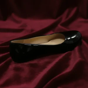 Professional Work Shoes Women’s Black Round Toe High Heels Flight Attendant Etiquette Commuting Shoes Formal Leather Shoes