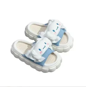 Puppy Linen for Women’s Spring Light Weight Thick Soled Anti Slip Cartoon Fashion Trend for