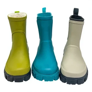 Rain Shoes Women’s Waterproof Wear-Resistant Mid-calf Middle Tube Fashionable Non-Slip Fishing Boots