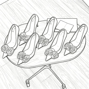 Red Bottom High Heels Women’s Pumps 3D Rose Flower Wedding Party Stiletto Heels
