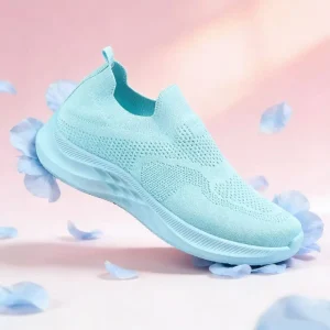 Retail Women’s Sports Shoes New Trend Sneakers Casual Mesh Cushioning Arch Support Running Shoes