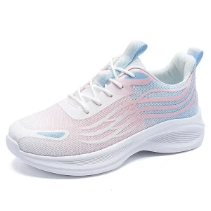 Retro Style Women’s Sports Running Shoes New Spring Autumn Mesh Walking Casual Shoes with Fashionable Toes