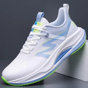 Road Running Minimal Shoes Men’s Women’s Jogger Jogging Sneakers Platform Stretch Fabric Athletic Low Top Lace Up Light Weight