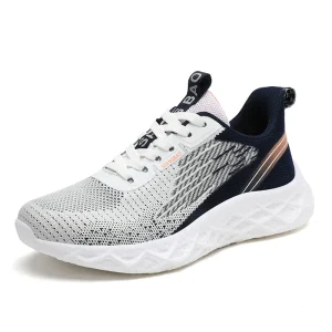 Road Running Minimal Shoes Men’s Women’s Jogger Jogging Sneakers Stretch Fabric Air Mesh Athletic Low-top Lace up Breathable