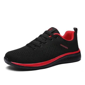 Road Running Minimal Shoes Men’s Women’s Walk Jogger Jogging Sneakers Air Mesh Low-top Lace up Sport Light-weight Spring