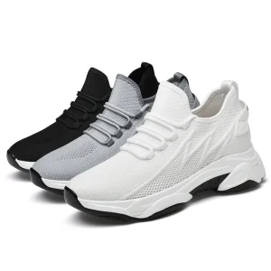 Road Running Shoes Height Increasing Thick Sole Platform Sneakers Men’s Women’s Track Trail Running Shoes Unisex