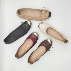 Roll up Ballerina Shoes Women Foldable Ballet Flats Shoes for Women