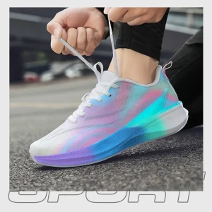 Running Shoes Women Men Ultra Light Professional Breathable Rebound Sports Racing Shock Absorbing Soft Sole Fabric