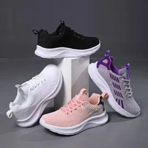 Running Shoes Women’s Mesh Breathable Walking Casual Sports Shoes