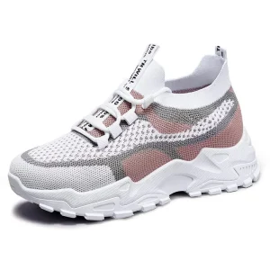 Running Sports Women’s Shoes Light Casual Running Travel Breathable Net Shoes