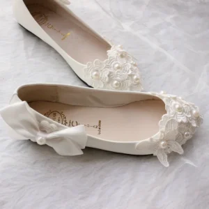 S2108F Pointed Toe Summer Outdoor Women’s Large Size Medium Heel Bridal Wedding Shoes
