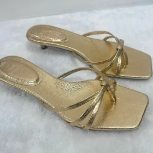S624 ZA Women Heeled Sandals Open Toe Fashion Slip on Party Dress Shoes High Heels Shoes Middle Heel Clip Toe Slipper for Ladies