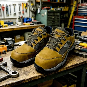 SOLID STONE Unisex Steel Toe Safety Shoes Anti Puncture Breathable Comfort Work Shoes for Male and Female Industrial Workers