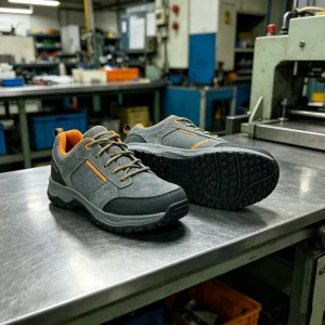 Safety Work Shoes Steel Toe Breathable Durable Anti-Slip Industrial Factory Shoes Construction Workshop Workers