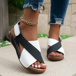 Sandals Shoes Women Summer Retro Shoes for Beach Ladies Shoes Wedge Women’s Sandals Outdoor Female Sandal Women Footwear