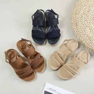 Sandals for Women Breathable Comfortable and Lightweight Waterproof and Anti Thick Sole Versatile Open Toed Sandals