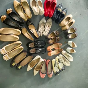 Second Hand Designer Ladies High Heels Stock Shoes Bales for Wedding Party Used Shoes for Women