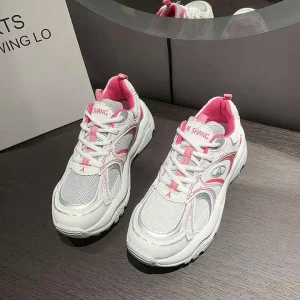 Senior Sense Thick Sole Vintage All Round Head Sneakers Fashion Women’s Casual Shoes