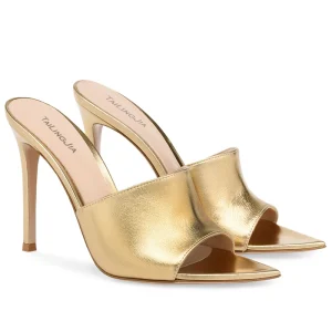 Sexy Fashion Trend Pointed Toe High Heel Mules Slides Sandals Summer Women’s Height Increasing