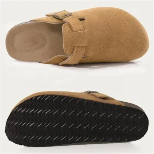Shoes Lady’s Women’s Clogs Cork Foot bed Comfort Sandals Mules Winter Bio Slides with Soft Cushion