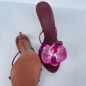 Simple Summer and Autumn Women’s Slip on High heeled Sandals for Export Sexy Sandals Party Shoes