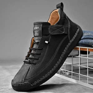 Sizes 35 48 Hand Sewn Leather Surface Rubber Sole Women’s Shoes Men’s and Women’s Plus Size Flat Shoes Casual Shoes