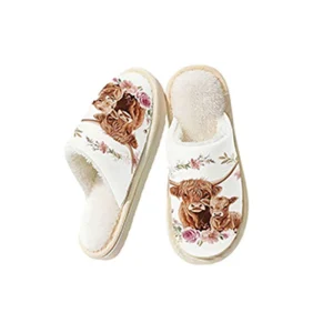 Slip-On Lady Slippers Soft Lightweight EVA Sole Non-Slip Indoor Outdoor Casual Home Slippers Women