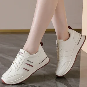Slip Resistant Women’s Shoes Comfortable Mom Sneakers for Work Commuting and Everyday Wear