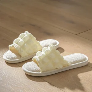 Slipepr Slip Moccasin Slipper Indoor Outdoor Warm Fuzzy Comfy House Shoes Fluffy Wide Loafer Slipper
