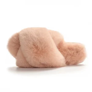 Slipper Women’s Fashion Soft Indoor Home Fluffy Fuzzy Slippers Fur Cross