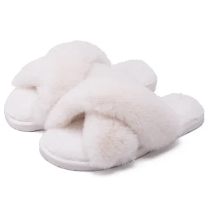 Soft Fur Slippers Custom Indoor Fashion Women’s Faux Fur Slippers