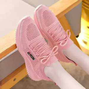 Sports and Leisure Woven Breathable Women’s Mesh Shoes New Fashionable Women’s Shoes