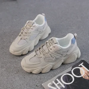 Spring & Autumn New Women’s Versatile Ins Trendy Sneakers Best-Selling Student Campus High-Value Soft Sole Lightweight