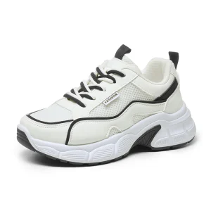 Spring Mesh Surface Breathable Cushioning Casual Outdoor Sports Running Shoes Women