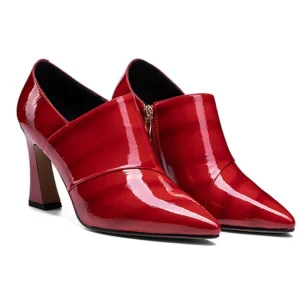 Spring New Style High Heel Genuine Patent Leather Heel Women’s Shoes Lady Dress Shoe