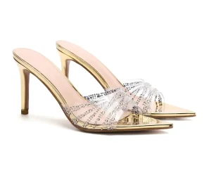 Spring New Women’s Stiletto Pumps High Heel with Pointed Toe Wedding Shoes for Summer